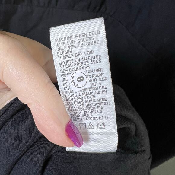 NWOT Standard James Perse V-Neck Blouson T-Shirt Mini Dress Size 2 Causal - Picture 8 of 8